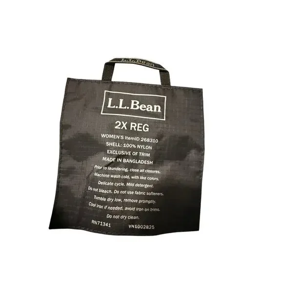 LL Bean Size 2XL Trail Model Rainwear Jacket Women's Plus - Picture 2 of 4